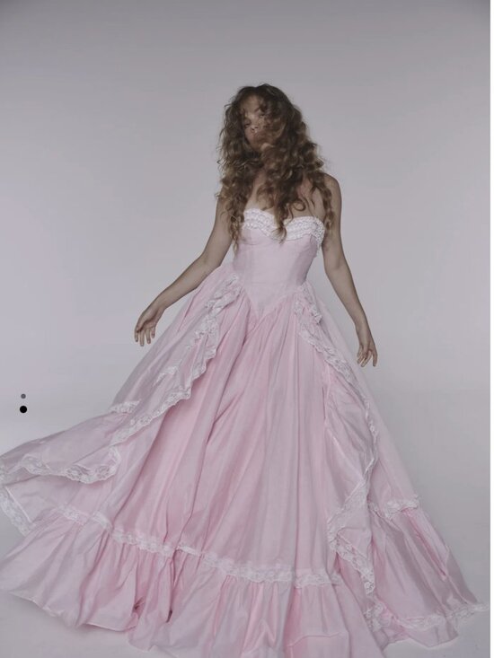 Selkie Dresses & Skirts - Selkie Pink Cotton Ballgown - Tender Touch Woodland Gown